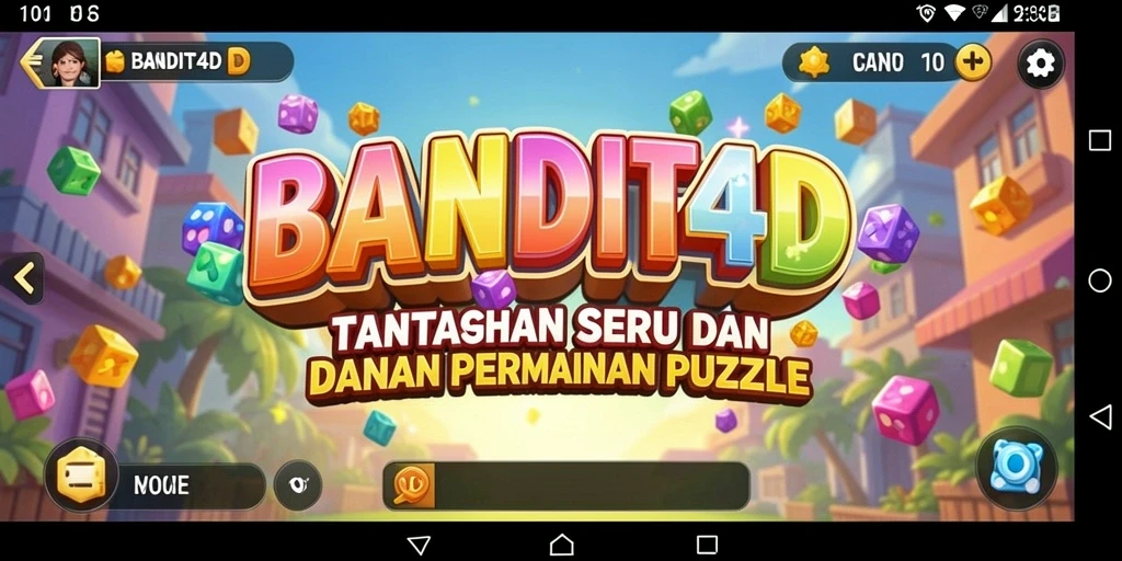 Tampilan gameplay seru dalam BANDIT4D, penuh teka-teki menantang.