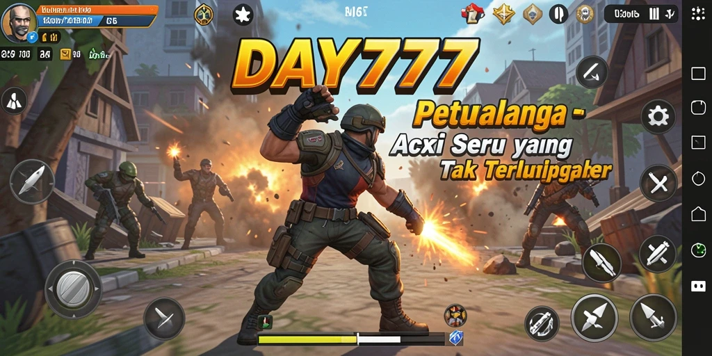 Tampilan gameplay yang seru dan dinamis dari DAY777.