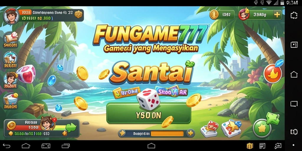 Screenshot gameplay <strong>FUNGAME777</strong> yang menarik dan menghibur.