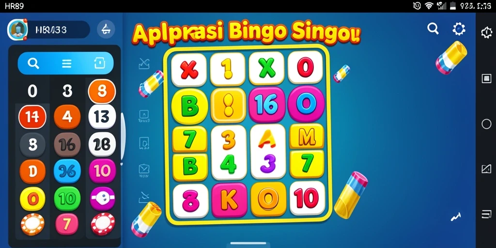 Tampilan gameplay seru dengan Bingo yang menantang.