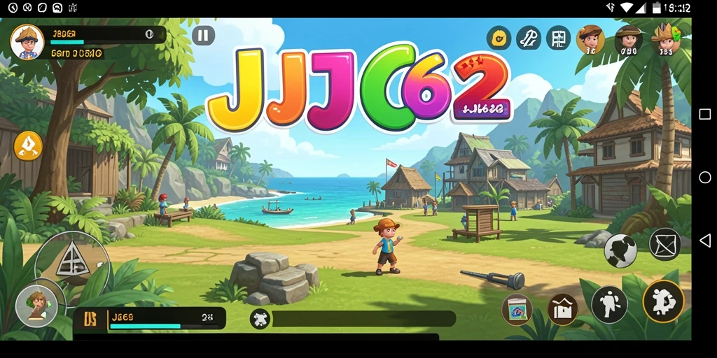Tampilan gameplay <strong>JJ62</strong> yang penuh warna dan menyenangkan.