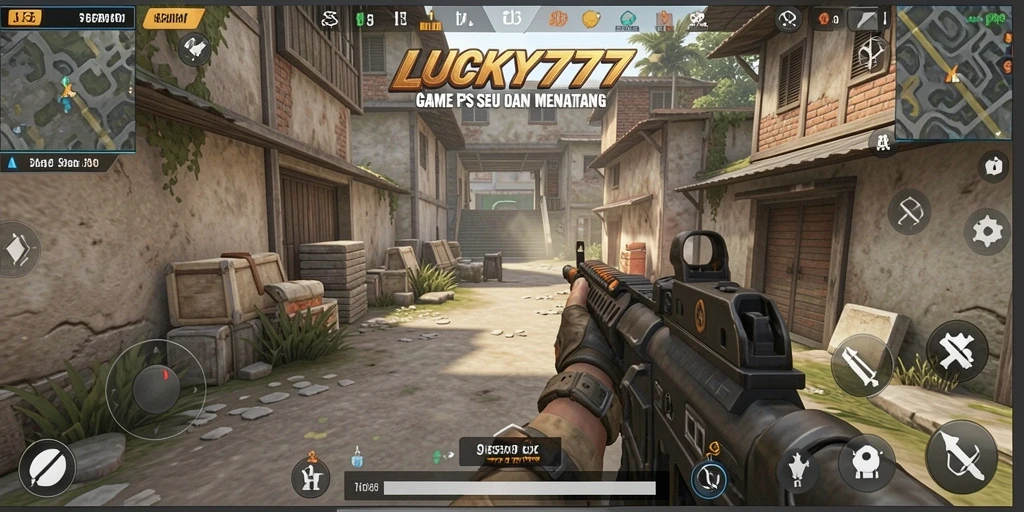 Tampilan gameplay menegangkan dan mendebarkan di LUCKY777.