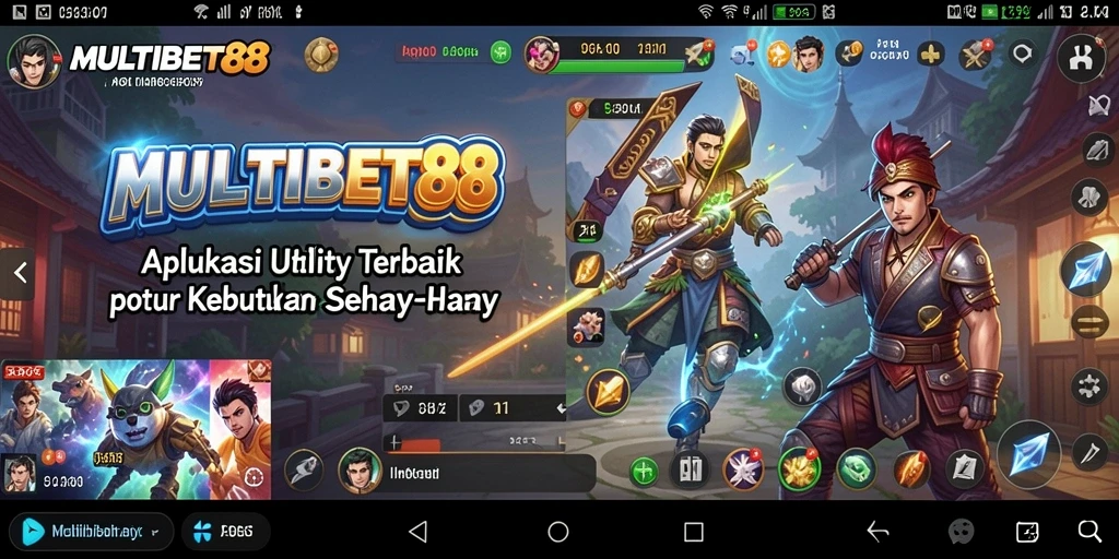 Tampilan antarmuka pengguna MULTIBET88 yang modern dan intuitif.