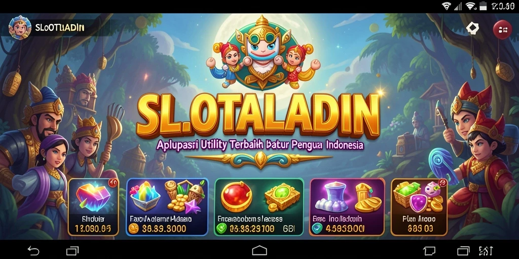 Tampilan antarmuka pengguna SLOTALADIN yang menarik dan intuitif.